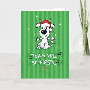 Cartes Pour Fêtes Annuelles Noël drôle cb107 de salutation
