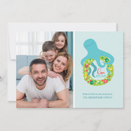 Cartes Pour Fêtes Annuelles Noël drôle de poulpe