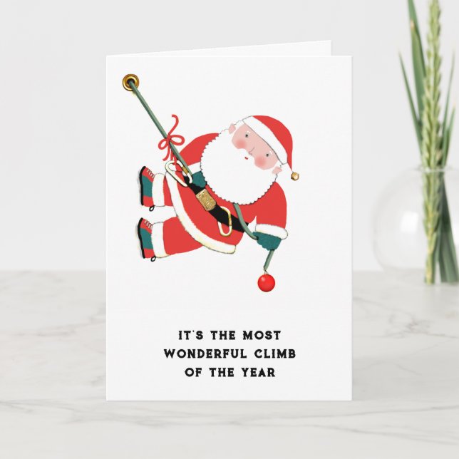 Cartes Pour Fêtes Annuelles Noël drôle de vacances (Devant)