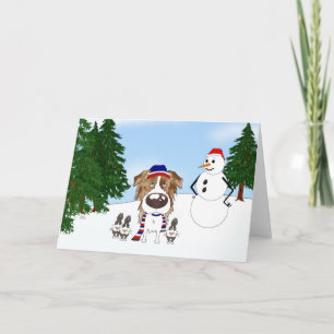 Cartes Pour Fêtes Annuelles Noël du berger australien