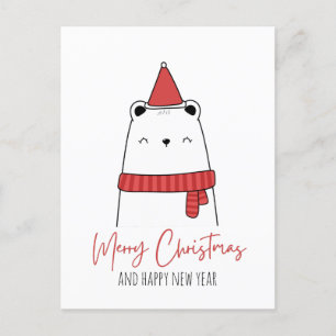 Cartes Pour Fêtes Annuelles Noël du chat drôle