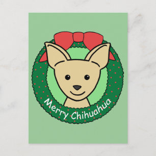 Cartes Pour Fêtes Annuelles Noël du Chihuahua