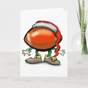 Cartes Pour Fêtes Annuelles Noël du football