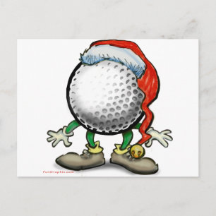 Cartes Pour Fêtes Annuelles Noël du golf