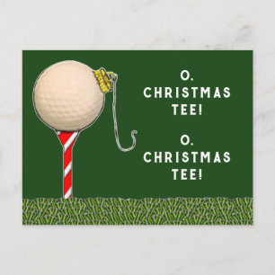 Cartes Pour Fêtes Annuelles Noël du golf
