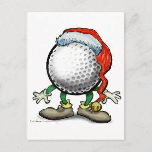 Cartes Pour Fêtes Annuelles Noël du golf