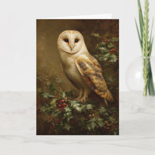 Cartes Pour Fêtes Annuelles Noël du Hibou