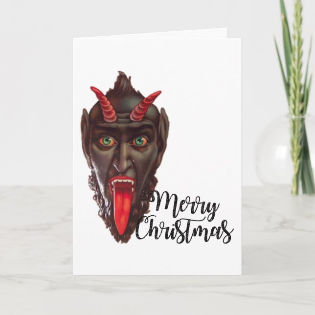 Cartes Pour Fêtes Annuelles noël du krampus (Devant)