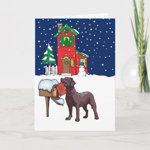 Cartes Pour Fêtes Annuelles Noël du laboratoire de chocolat