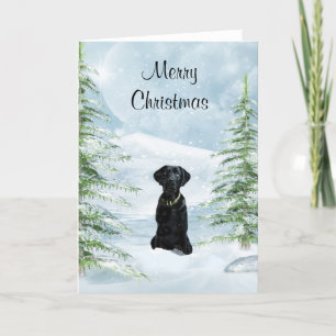 Cartes Pour Fêtes Annuelles Noël du laboratoire noir