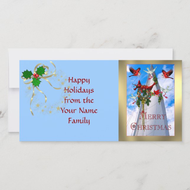 Cartes Pour Fêtes Annuelles Noël du marin (Devant)