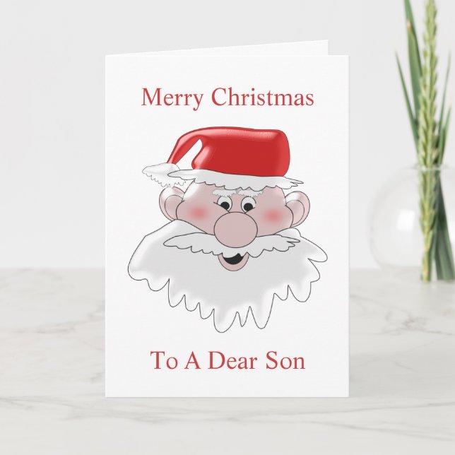 Cartes Pour Fêtes Annuelles Noël du Père Noël (Devant)