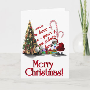 Cartes Pour Fêtes Annuelles Noël du Père Noël Goose
