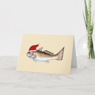 Cartes Pour Fêtes Annuelles Noël du sébaste de Santa Hat