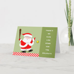 Cartes Pour Fêtes Annuelles Noël du softball