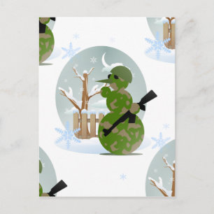 Cartes Pour Fêtes Annuelles noël du soldat des neiges