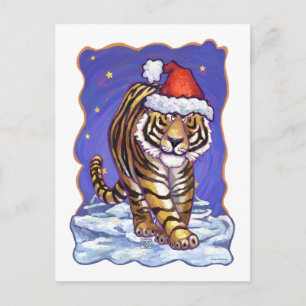 Cartes Pour Fêtes Annuelles Noël du tigre