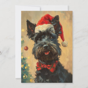 Cartes Pour Fêtes Annuelles Noël écossais Terrier