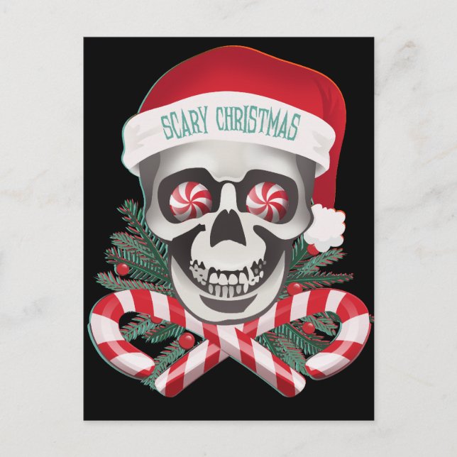 Cartes Pour Fêtes Annuelles Noël effrayant (Devant)