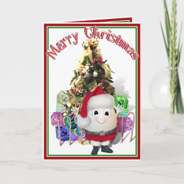 Cartes Pour Fêtes Annuelles Noël élégant (Devant)