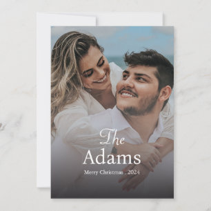 Cartes Pour Fêtes Annuelles Noël élégant   Moderne et tendance Couple amusant
