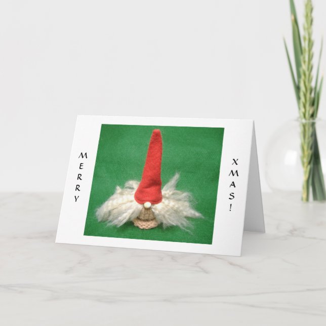 Cartes Pour Fêtes Annuelles Noël Elf (Devant)