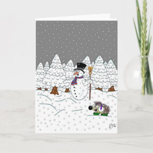 Cartes Pour Fêtes Annuelles Noël en Bois magique