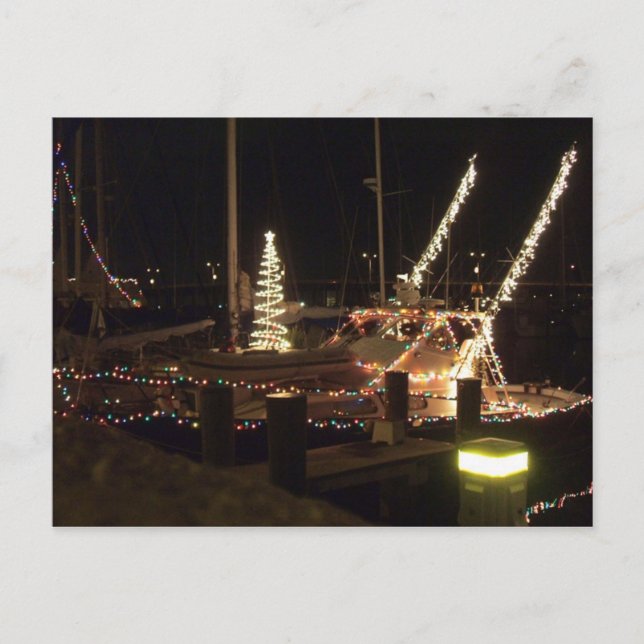 Cartes Pour Fêtes Annuelles Noël en Floride (Devant)