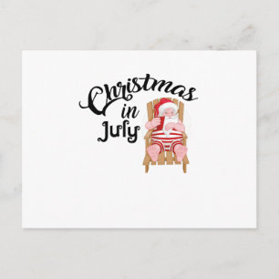 Cartes Pour Fêtes Annuelles Noël en juillet Drôle cadeau