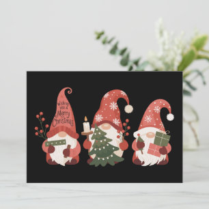 Cartes Pour Fêtes Annuelles Noël en lutin Père Noël drôle Joyeux Noël