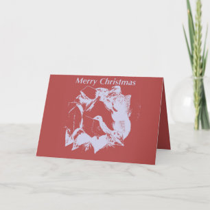 Cartes Pour Fêtes Annuelles Noël en poudre de sucre