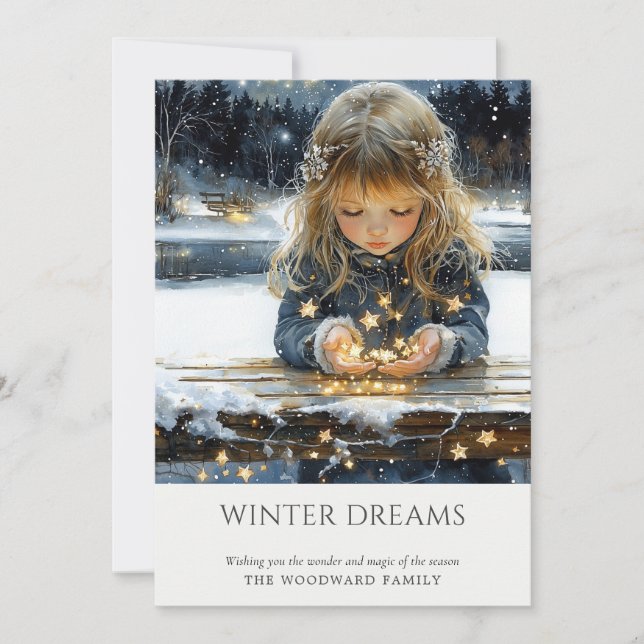 Cartes Pour Fêtes Annuelles Noël enchanté (Devant)