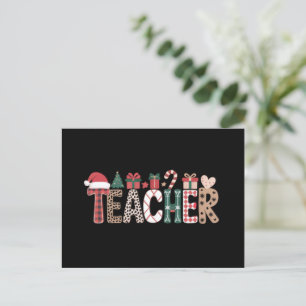 Cartes Pour Fêtes Annuelles Noël Enseignant Vie Enseigner Amour Inspirant 