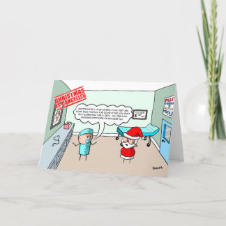 Cartes Pour Fêtes Annuelles Noël est annulé - Père Noël échoue Flux latéral