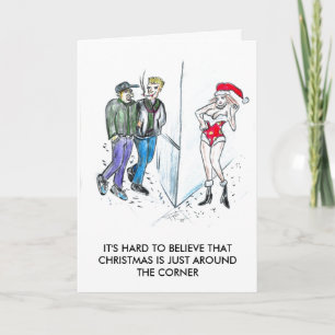 Cartes Pour Fêtes Annuelles Noël est juste au coin de la rue