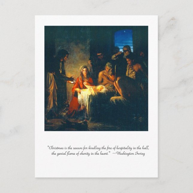 Cartes Pour Fêtes Annuelles "Noël est la saison " (Devant)