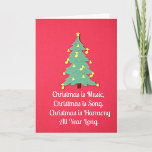 Cartes Pour Fêtes Annuelles Noël est musique….