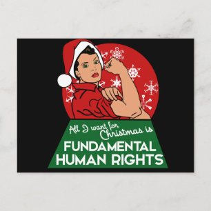 Cartes Pour Fêtes Annuelles Noël féministe