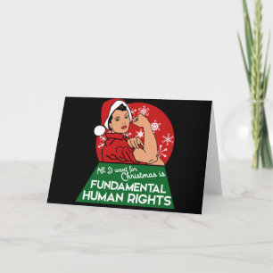 Cartes Pour Fêtes Annuelles Noël féministe