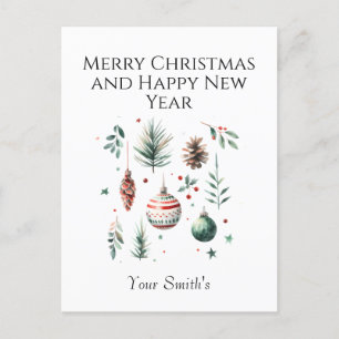 Cartes Pour Fêtes Annuelles Noël festif