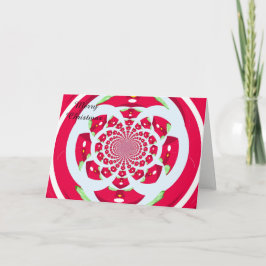 Cartes Pour Fêtes Annuelles Noël fragile rouge et vert