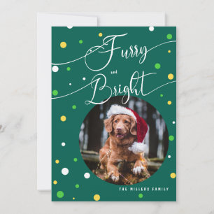 Cartes Pour Fêtes Annuelles Noël Funny Furry et Bright Pet annuel2 Photo