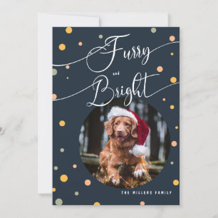 Cartes Pour Fêtes Annuelles Noël Funny Furry et Bright Pet annuel2 Photo