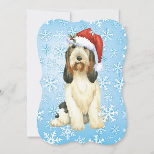 Cartes Pour Fêtes Annuelles Noël Grand Basset Griffon Vendéen