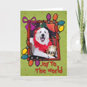 Cartes Pour Fêtes Annuelles Noël - Grandes Pyrénées - Sophie