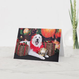Cartes Pour Fêtes Annuelles Noël - Grandes Pyrénées - Sophie