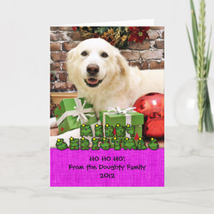 Cartes Pour Fêtes Annuelles Noël - Great Pyrenees Labrador X - Doughty