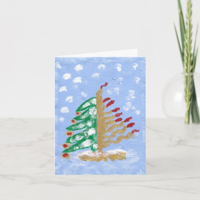Cartes Pour Fêtes Annuelles Noël/Hanoucca fête unique (Devant)