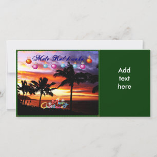 Cartes Pour Fêtes Annuelles Noël hawaïen