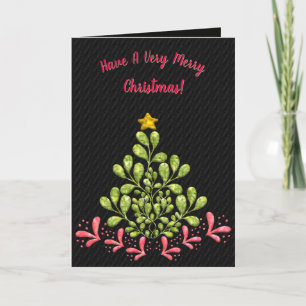 Cartes Pour Fêtes Annuelles Noël Herbe super Personnalisé